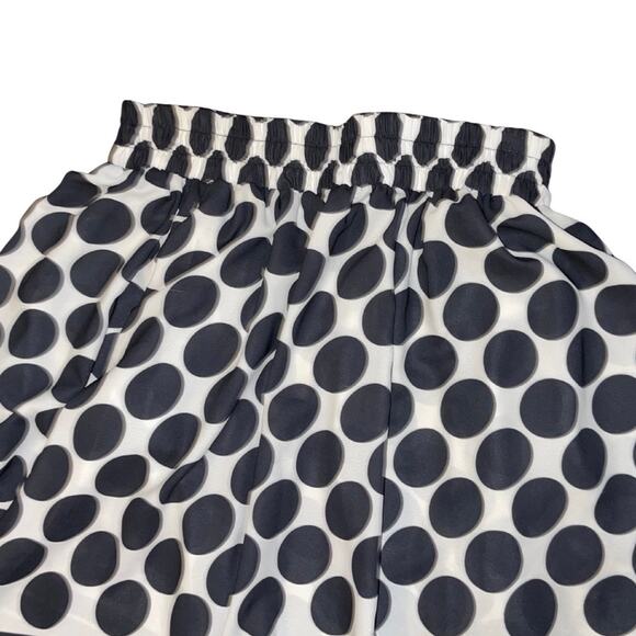 Polka Dot Abstract Maxi long Skirt Elastic Pull on Waist SZ Small 90s Inspired - Picture 3 of 4